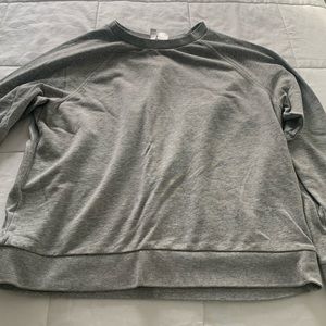 H&M Basics - Women’s Grey Long Sleeve Sweatshirt